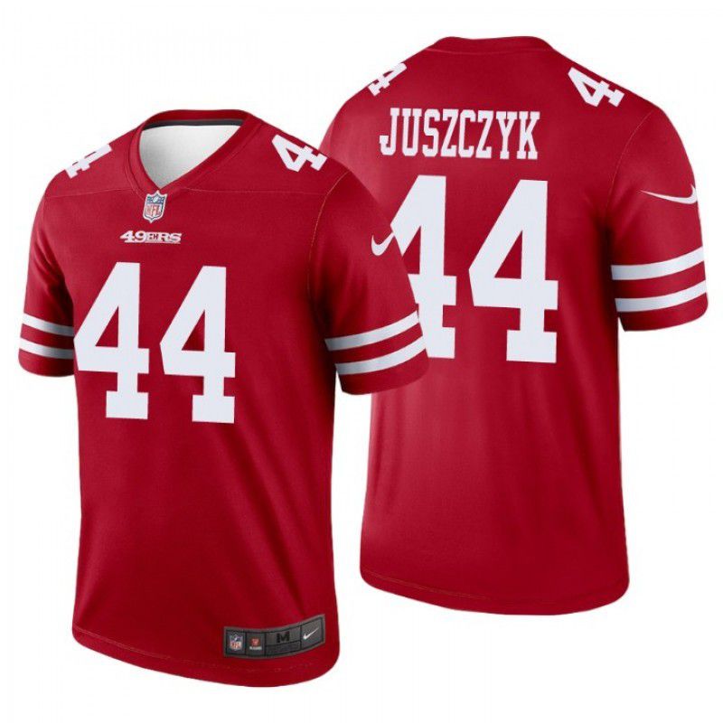 Men San Francisco 49ers 44 Kyle Juszczyk Nike Scarlet Legend NFL Jersey